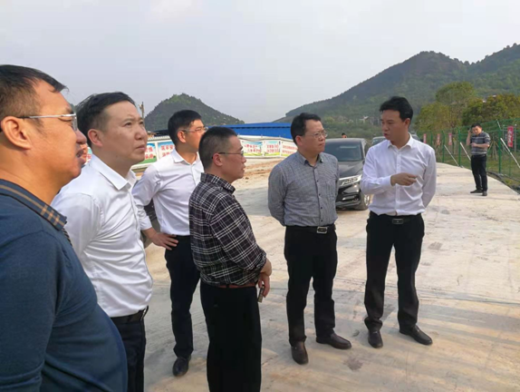 总工程师鲁骥参加检查;衡南县常务副县长雷建军,分管副县长蔡志刚陪同